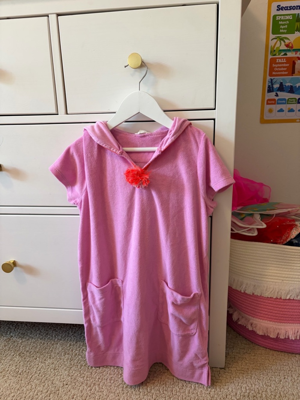 Crewcuts Pink Swim Suit Cover up Size 10